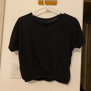 Black Crop Top
